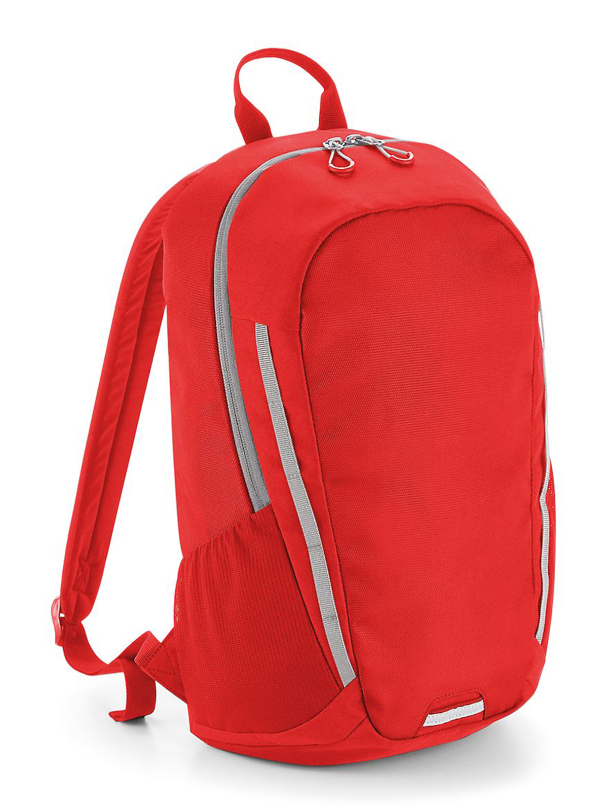 bright red-light grey